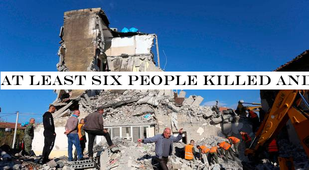 At least six people killed and more than 200 injured as 6.4 magnitude quake strikes Albania