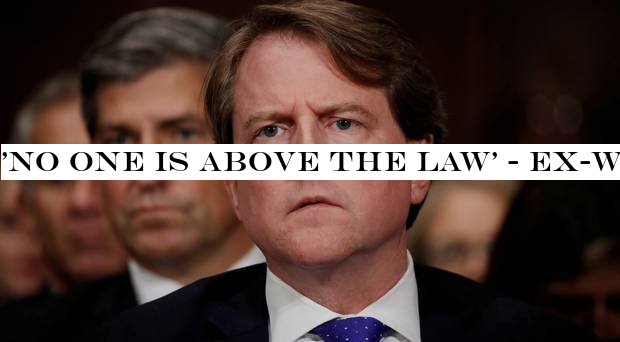 'No one is above the law' - ex-White House lawyer Don McGahn must testify in Trump impeachment probe, judge rules