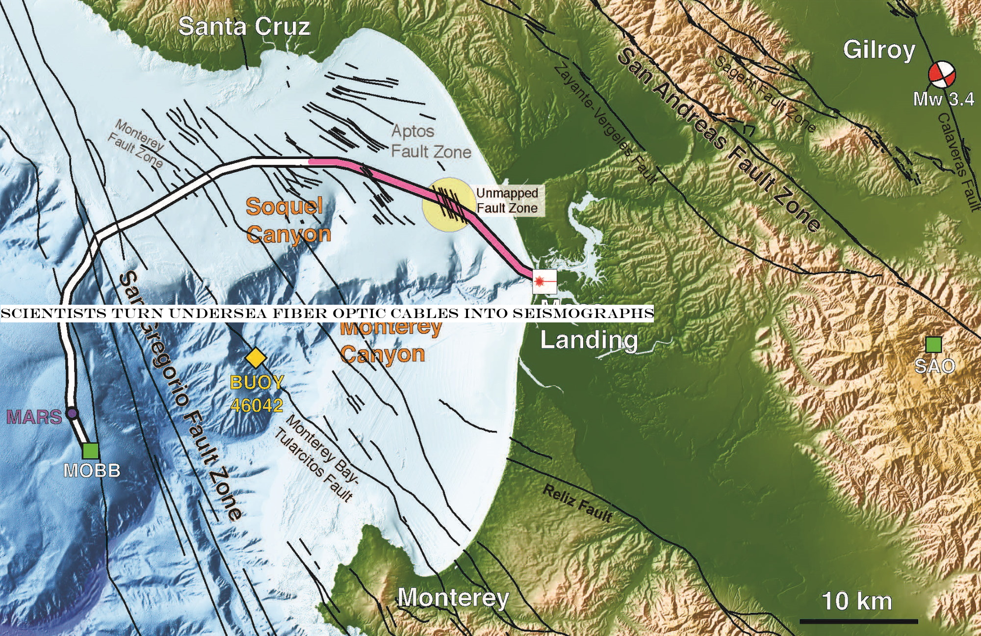 Scientists turn undersea fiber optic cables into seismographs