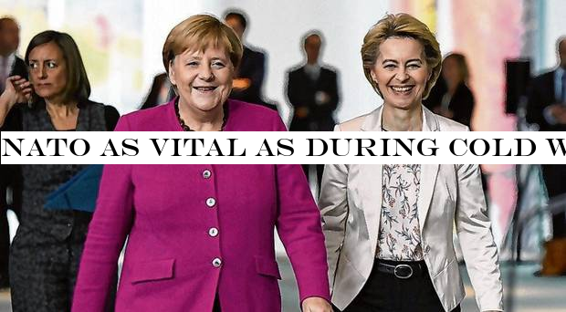 Nato as vital as during Cold War, says Merkel