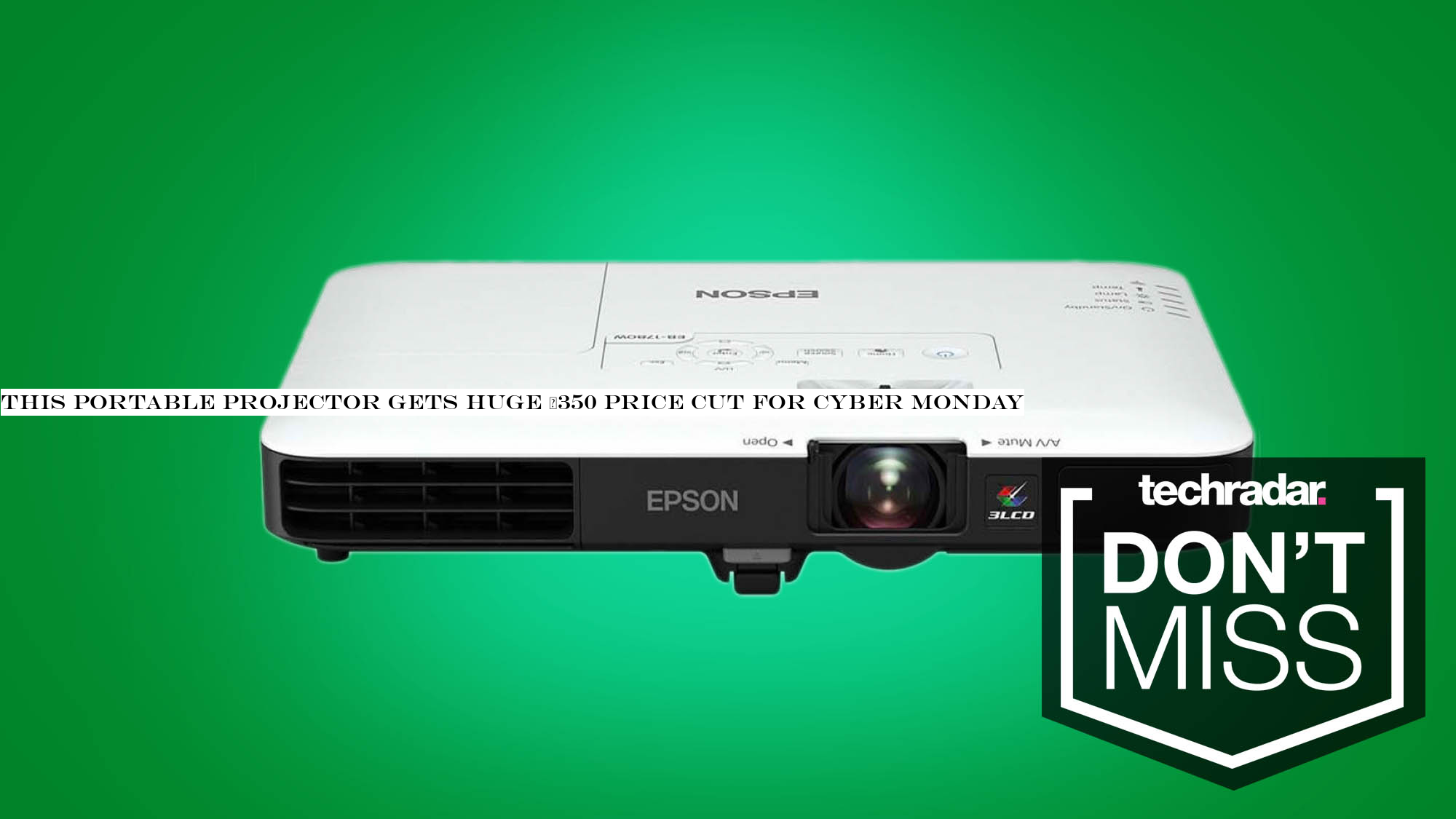 This portable projector gets huge £350 price cut for Cyber Monday