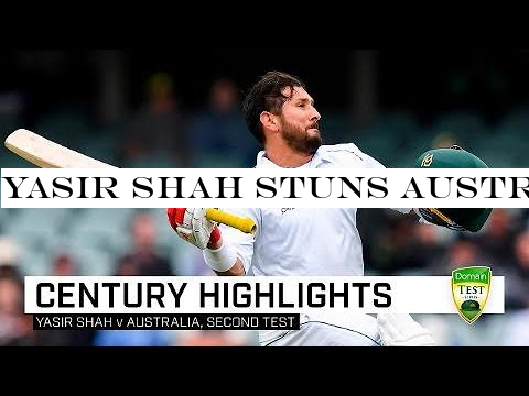 Yasir Shah stuns Australia with maiden Test hundred