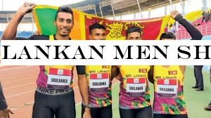 Lankan men shatter 4x100m relay record