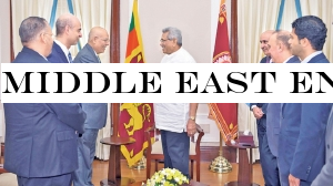 MIDDLE EAST ENVOYS CALL ON PRESIDENT