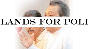 Lands for politically victimised war heroes, journalists