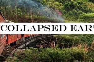 Collapsed earth mound disrupts services on upcountry railway line