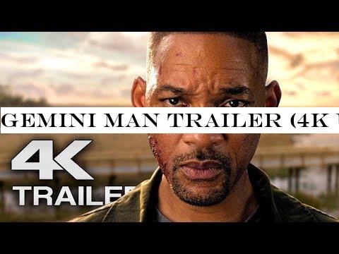 GEMINI MAN Trailer (4K ULTRA HD) 2019 - Will Smith Movie