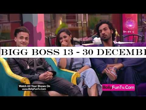 Bigg Boss 13 - 30 December 2019 Full Episode | Big Boss 30th December 2019 Full Show