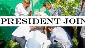 President joins with National Tree Planting Programme