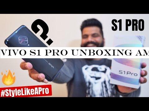 vivo S1 Pro Unboxing -First Look - Diamond Camera Design #StyleLikeAPro -#128293;-#128293;-#128293;