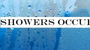 Showers occur at several places after 2 pm