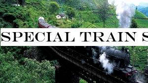 Special train services for the long weekend