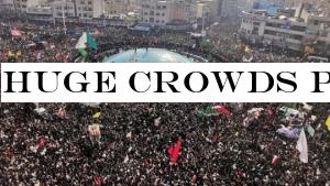 Huge crowds pack Tehran for commander's funeral
