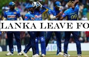 Lanka leave for U19 World