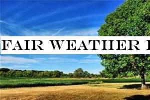 Fair weather prevail over the island
