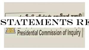 Statements recorded from 345 persons
