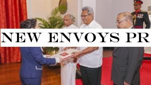 New envoys present credentials to President