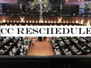 CC rescheduled for tomorrow