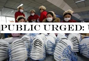 Public urged: Use face masksas precautionary steps for Corona Virus