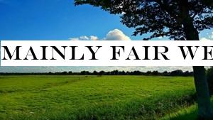 Mainly fair weather