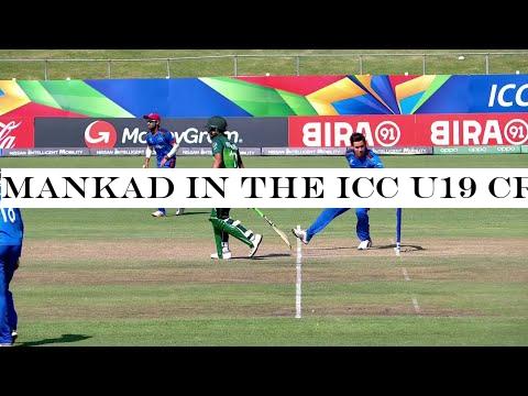 Mankad in the ICC U19 Cricket World Cup 2020: Noor Ahmad dismisses Muhammad Hurraira