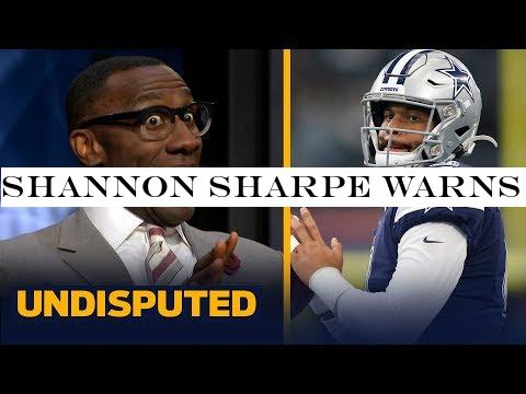 Shannon Sharpe warns the Cowboys not to use their franchise tag on Dak Prescott | NFL | UNDISPUTED