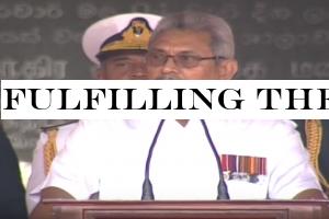 Fulfilling the needs of the peopleis my duty-President