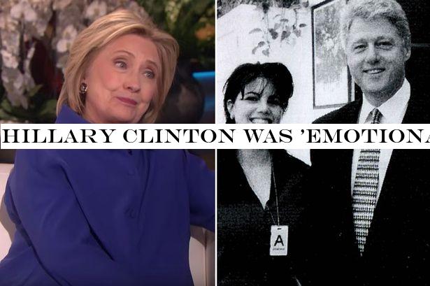 Hillary Clinton was 'emotionally drained' after revisiting the Monica Lewinsky scandal