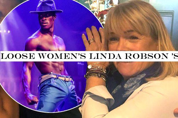 Loose Women's Linda Robson 'slaps topless dancer's bum' on raucous night out