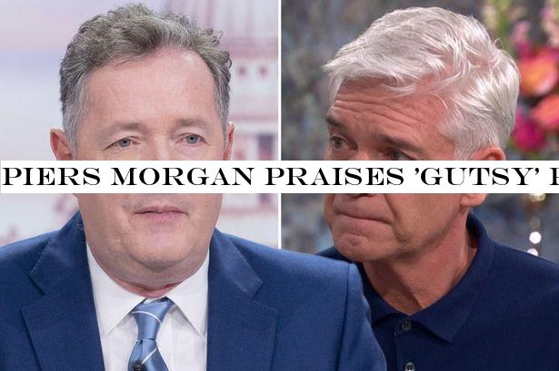 Piers Morgan praises 'gutsy' Phillip Schofield for coming out despite past feud