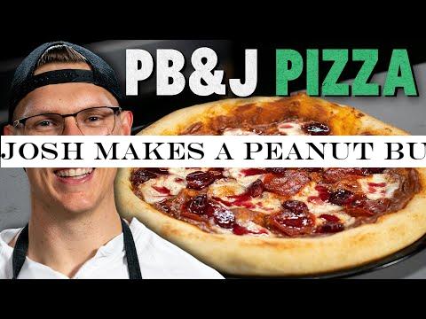 Josh Makes a Peanut Butter and Jelly Pizza