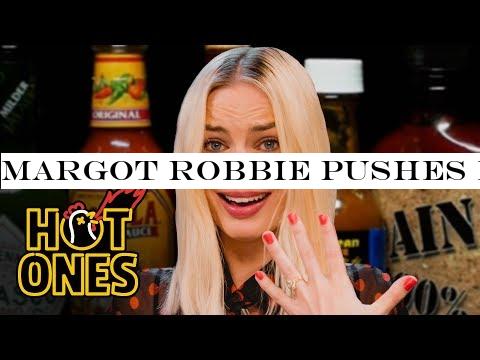 Margot Robbie Pushes Her Limits While Eating Spicy Wings | Hot Ones