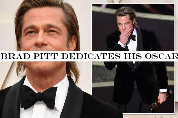 Brad Pitt dedicates his Oscar to his kids in emotional acceptance speech