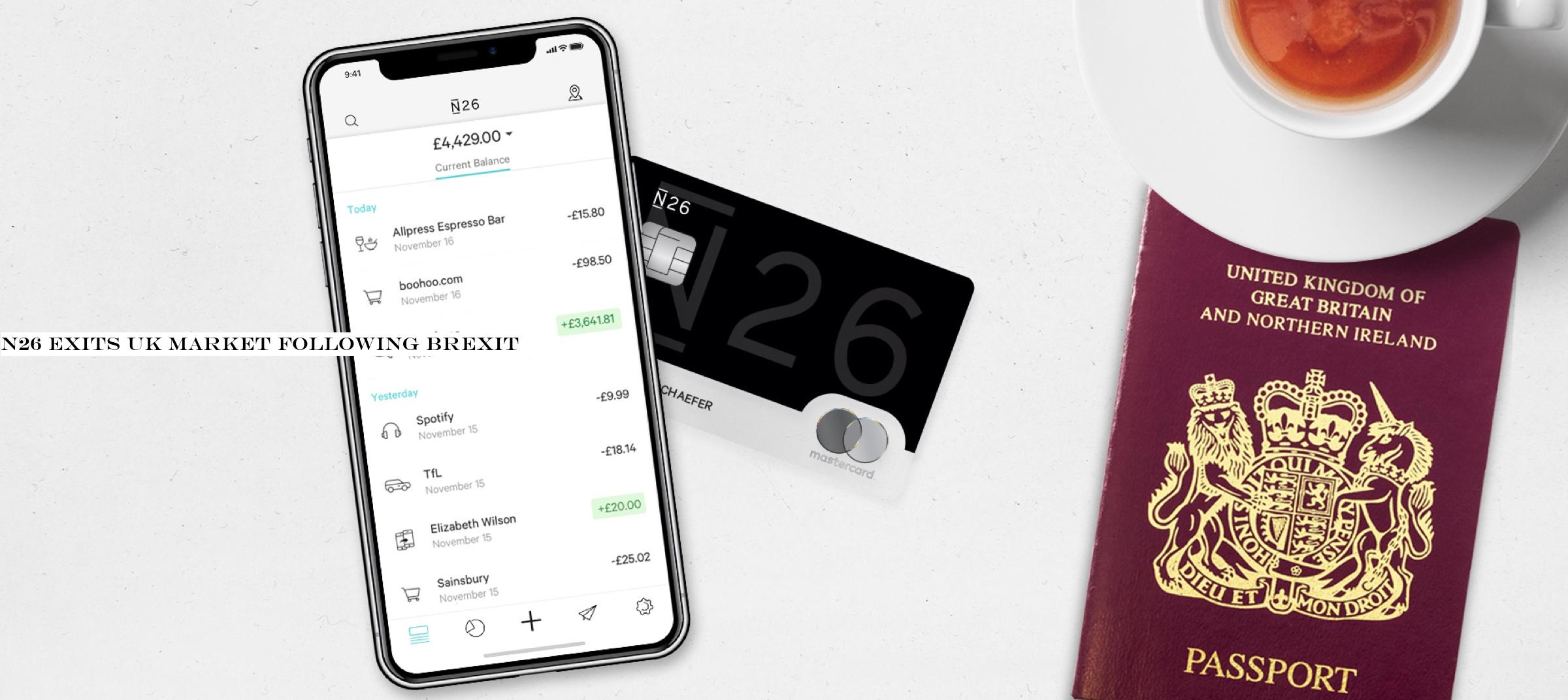 N26 exits UK market following Brexit