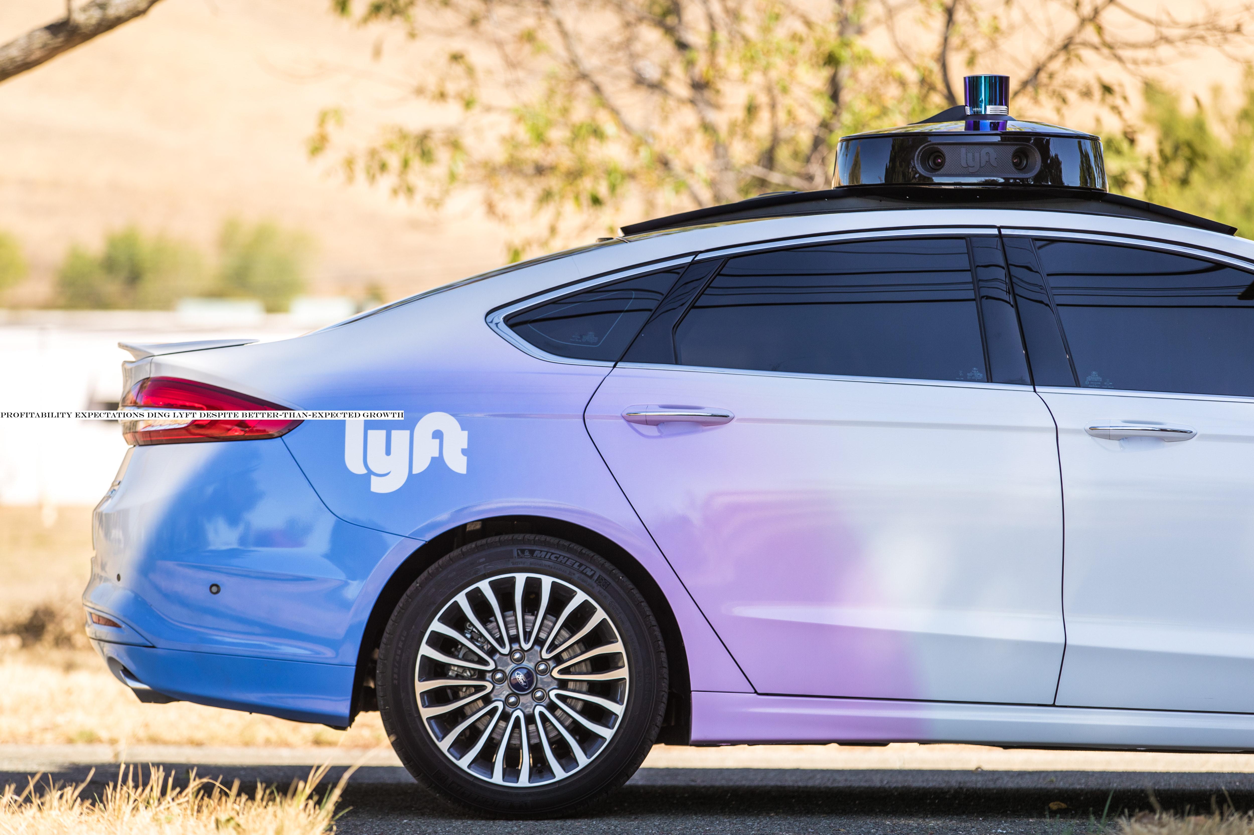Profitability expectations ding Lyft despite better-than-expected growth