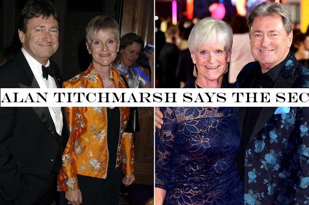 Alan Titchmarsh says the secret to his happy 45-year relationship is a nice cuppa