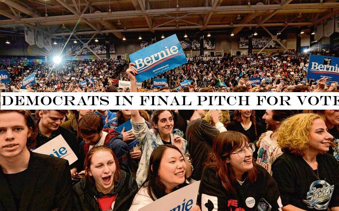 Democrats in final pitch for votes in New Hampshire
