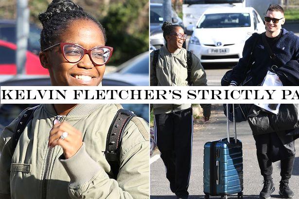 Kelvin Fletcher's Strictly partner Oti Mabuse all smiles as she reunites with husband