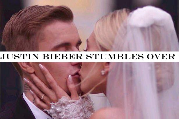 Justin Bieber stumbles over wedding vows and questions meaning in new footage