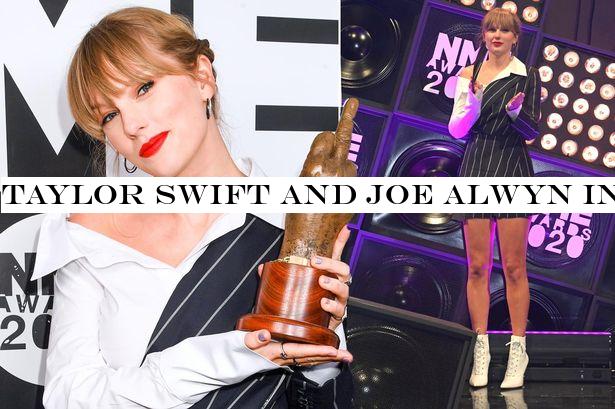 Taylor Swift and Joe Alwyn in rare PDA at NME Awards during surprise appearance