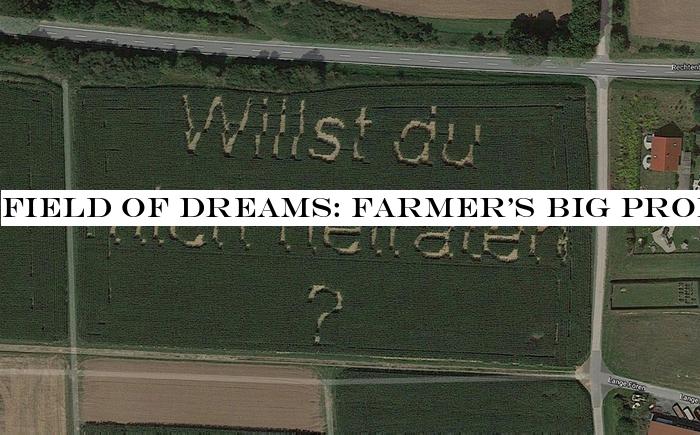 Field of dreams: Farmer's big proposal makes it on to Google Maps