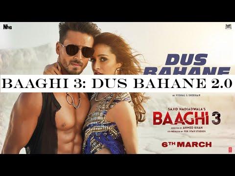 Baaghi 3: Dus Bahane 2.0 | Vishal -Shekhar FEAT. KK, Shaan -Tulsi Kumar | Tiger S, Shraddha K