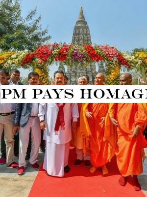 PM pays homage at Bodh Gaya