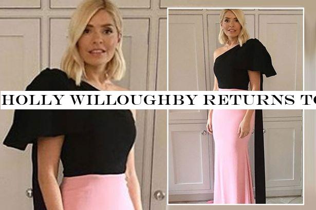 Holly Willoughby returns to social scene after emotional week with Phillip Schofield