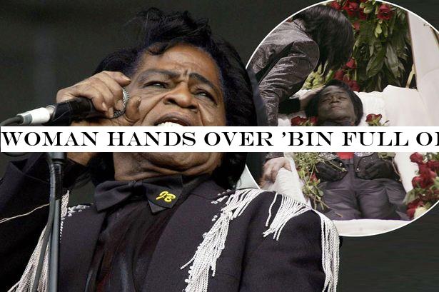 Woman hands over 'bin full of evidence' she says will prove James Brown was murdered