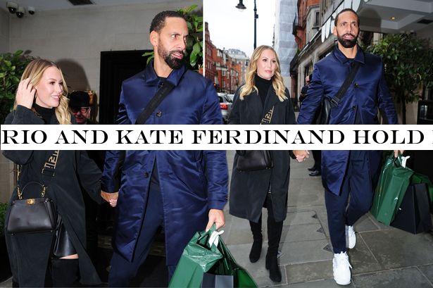 Rio and Kate Ferdinand hold hands on romantic Valentine's Day date in London