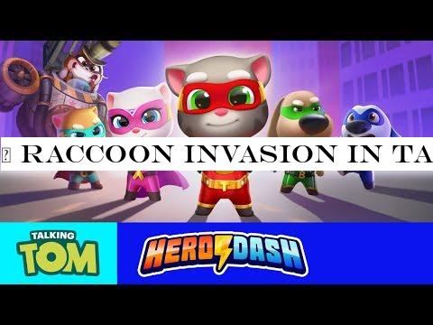 🦝⚡ Raccoon Invasion in Talking Tom Hero Dash! (ALL Trailers)