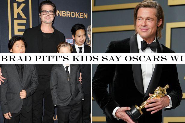 Brad Pitt's kids say Oscars win was a 'sweet moment' as they react to dedication