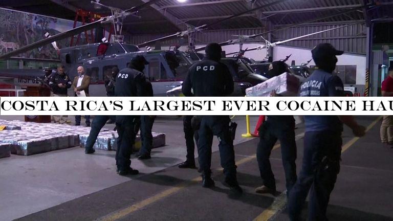 Costa Rica's largest ever cocaine haul found in ornamental flowers