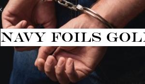 Navy foils gold smuggling attempt, 02 suspects apprehended with over 14kg of gold